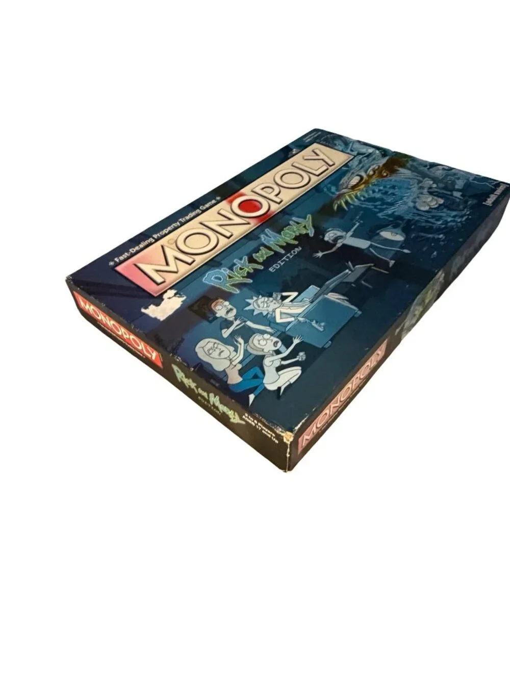 2016 Monopoly Rick and Morty Edition USAopoly Adult Board Game Appears Complete